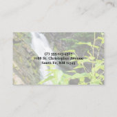 Carte De Visite cascade du canyon de la Porte de l'Enfer (Dos)
