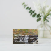 Carte De Visite Cascade du parc national Laurel Hill I (Debout devant)