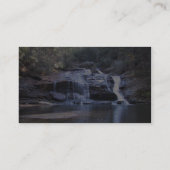 Carte De Visite Cascade large dans une piscine peu profonde (Dos)