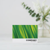 Carte De Visite Cascade verte Abstraite (Debout devant)