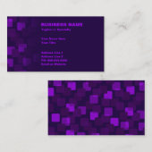 Carte De Visite cascades rétro (Devant / Derrière)