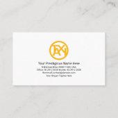 Carte De Visite Case à cocher Jaune rétro Ville Silhouette Chauffe (Dos)