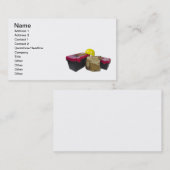 Carte De Visite Casque antichoc de ceinture d'outil de boîtes à (Devant / Derrière)