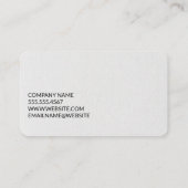 Carte De Visite Casque de chantier | Entrepreneur général (Dos)