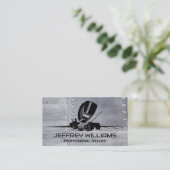 Carte De Visite Casque de soudure | Couleur (Debout devant)