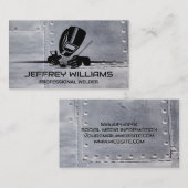 Carte De Visite Casque de soudure | Couleur (Devant / Derrière)