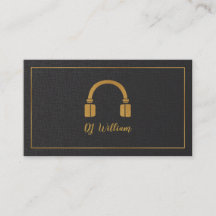 Casque DJ Faux Luxe Or