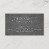 Carte De Visite Casque DJ Gold Musique noire (Dos)