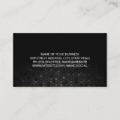 Carte De Visite Casque Rep Service client | Géométrique (Dos)