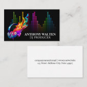 Carte De Visite Casques colorés | Equaliseur (Devant / Derrière)