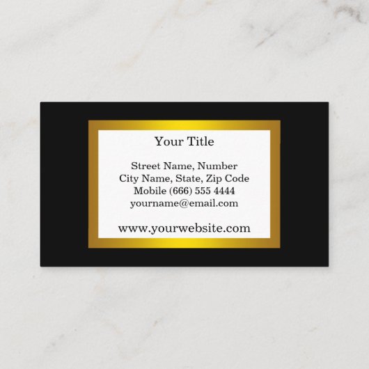 Carte De Visite Casques DJ Gras cool Musique Noire (Dos)