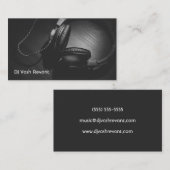Carte De Visite Casques DJ professionnels (Devant / Derrière)