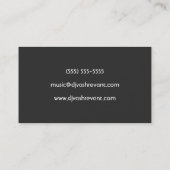 Carte De Visite Casques DJ professionnels (Dos)