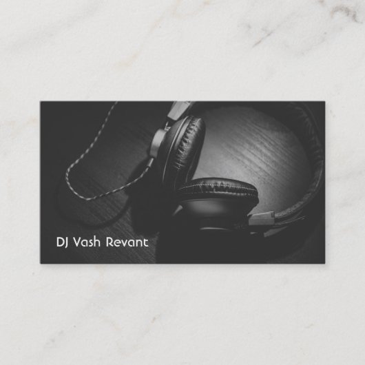 Carte De Visite Casques DJ professionnels (Devant)