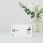 Carte de visite Casquette (Debout devant)