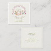 Carte de visite Casquette Baker Chefs (Devant / Derrière)