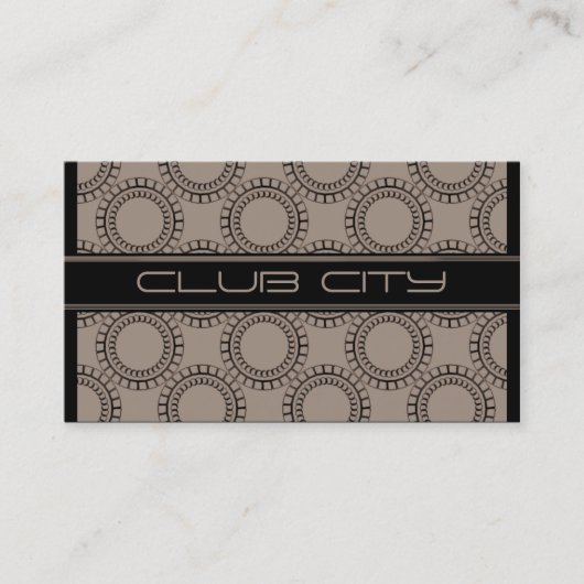 Carte de visite Casquette circulaire moderne, Moch (Devant)