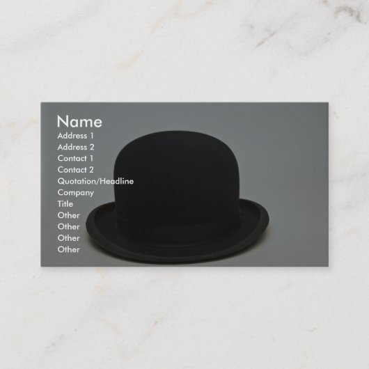 Carte De Visite Casquette de lanceur (Devant)