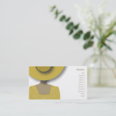 Carte De Visite Casquette d'or - affaires (Debout devant)