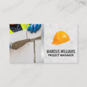 Carte De Visite Casquette dur | Couche de brique (Devant)