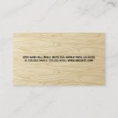 Carte De Visite Casquette dur de construction | Plan directeur (Dos)