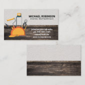 Carte De Visite Casquette dur | Outils de réparation à domicile (Devant / Derrière)