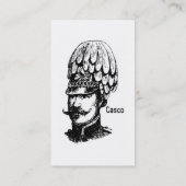 Carte de visite Casquette vintage (Dos)