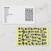 Carte de visite Casquette vintage (Devant / Derrière)