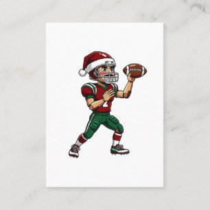 Carte De Visite Casse-Noisette de Football Noël 2026 Fêtes Sportiv