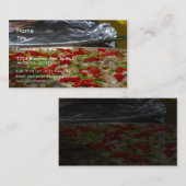 Carte De Visite Casserole de Paella de crevette (Devant / Derrière)