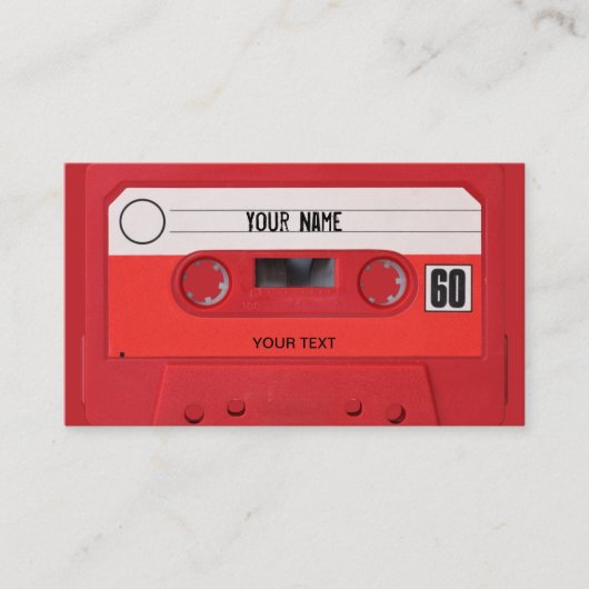 Carte de visite Cassette (Devant)