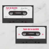 Carte De Visite Cassette de visite! (Devant / Derrière)