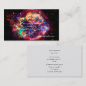 Carte De Visite Cassiopeia, la plus jeune supernova de manières (Devant / Derrière)