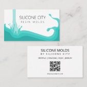 Carte De Visite Casting de silicone (Devant / Derrière)
