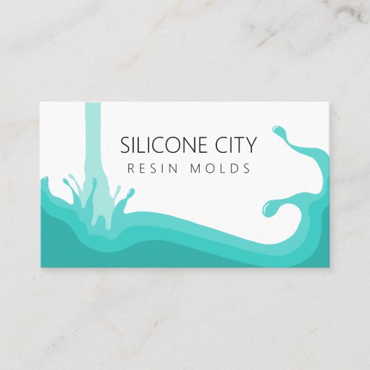 Carte De Visite Casting de silicone (Devant)