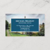 Carte De Visite Castle Howard York England Aquarelle Paysage (Dos)