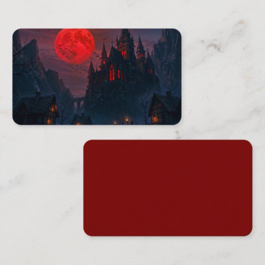 Carte De Visite Castle of the Vampire's Blood Bookmark (Devant / Derrière)