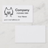 Carte De Visite Cat ASCII (Devant / Derrière)