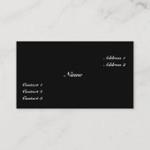 Carte de visite Cat Eyes (Dos)