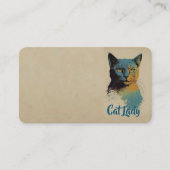 Carte de visite Cat Lady (Devant)