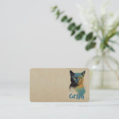 Carte de visite Cat Lady (Debout devant)