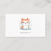 Carte De Visite Cat Secourt Animal Rescue Organisation (Dos)