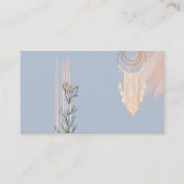 Carte De Visite Catcher de rêve Boho Peach Dusty Blue (Devant)