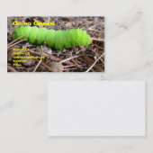 Carte De Visite Caterpillar vert (Devant / Derrière)