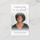 Carte De Visite Catholic Christian Funeral Memorial Prayer Card (Devant)