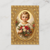 Carte De Visite Catholic Memorial Prayer Christmas Jesus (Devant)