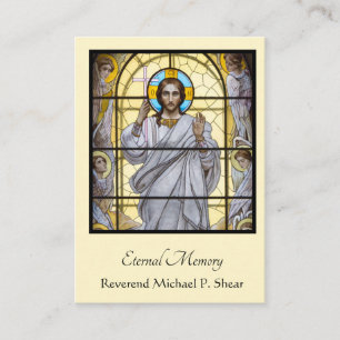 Carte De Visite Catholique Byzantine Jésus oriental Funérailles Ca