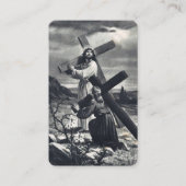 Carte De Visite Catholique Perte Jésus funéraire Prière Sympathie (Devant)