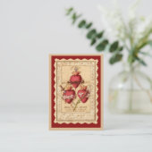 Carte De Visite Catholique Trois Coeurs Jésus Marie Joseph Prière (Debout devant)