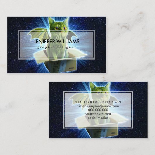 Carte De Visite Cathulhu (Devant / Derrière)